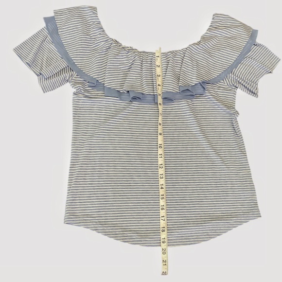 Hem & Thread Off-the-Shoulder Ruffled Top Size Large New - Picture 7 of 11